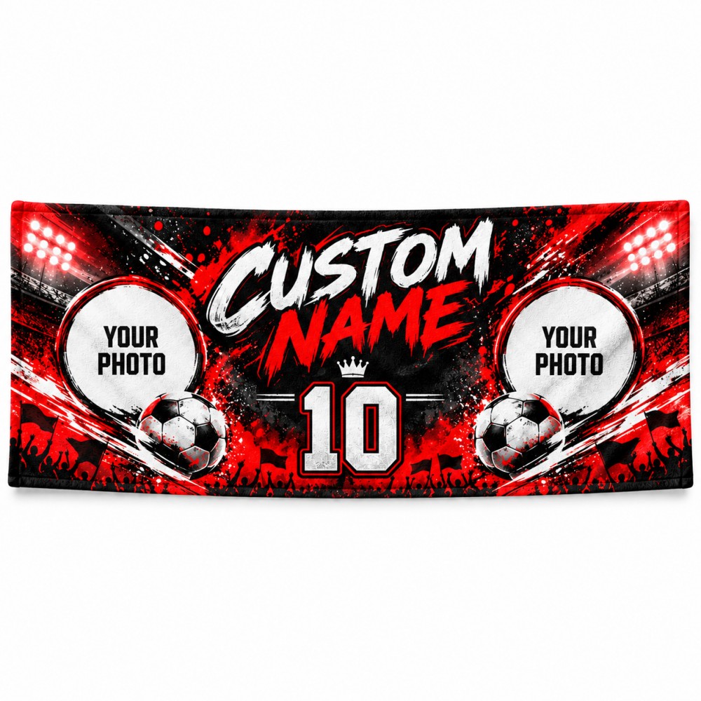1PCS Custom Soccer Fan Towel P - Party Games Name ulasan dan harga