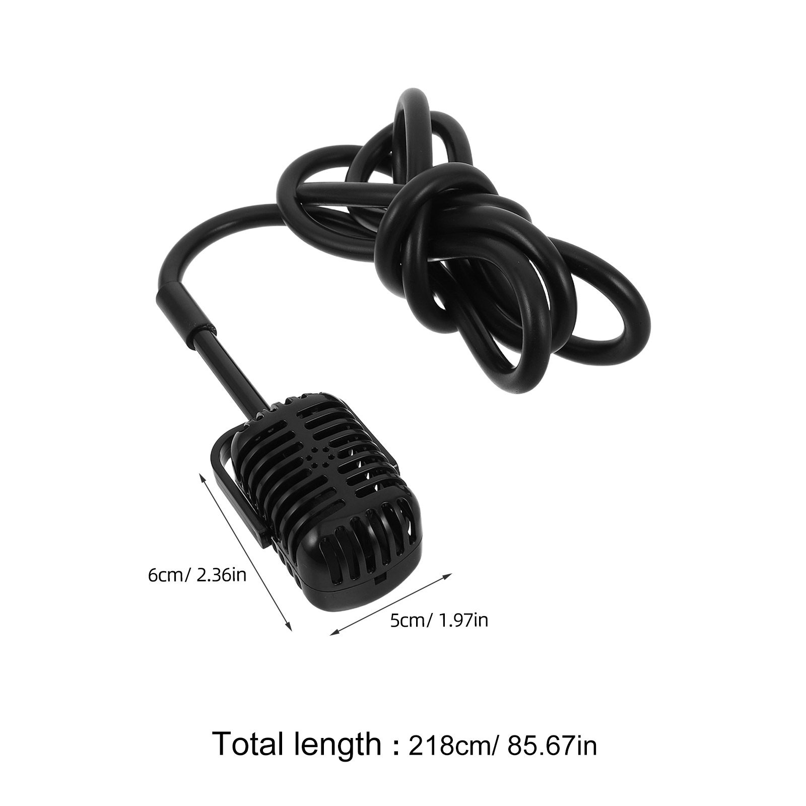 Fake Microphone Prop Retro Pla - Party Games Night ulasan dan harga