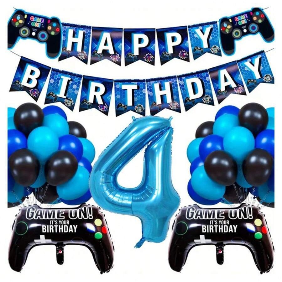 Video Game Balloons, Gaming Bl - Party Games Night ulasan dan harga
